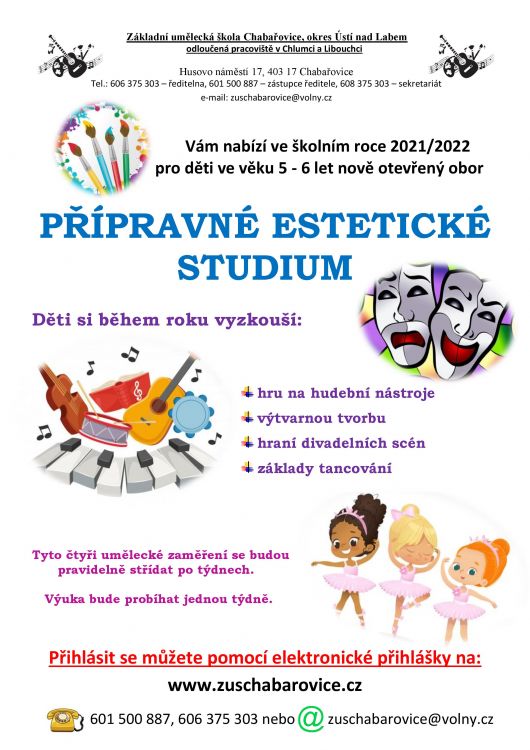 PŘÍPRAVNÉ ESTETICKÉ STUDIUM