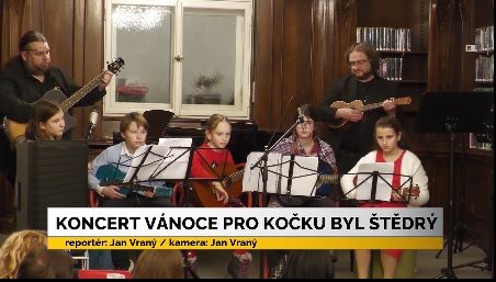 Reportáž z koncertu Vánoce pro kočku
