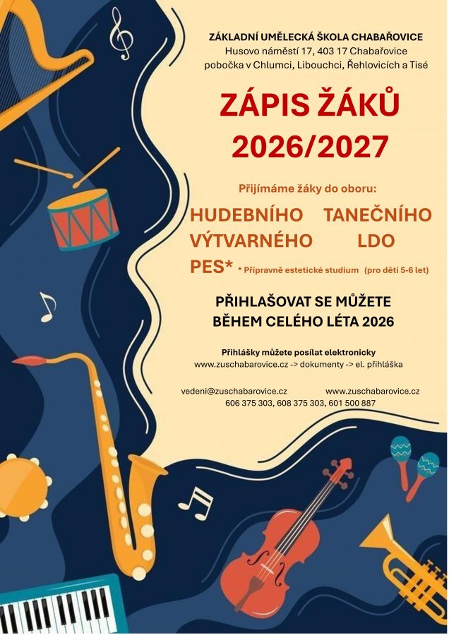 DODATEČNÝ ZÁPIS 2026 - 2027